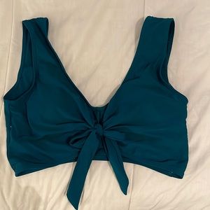 Teal swim top